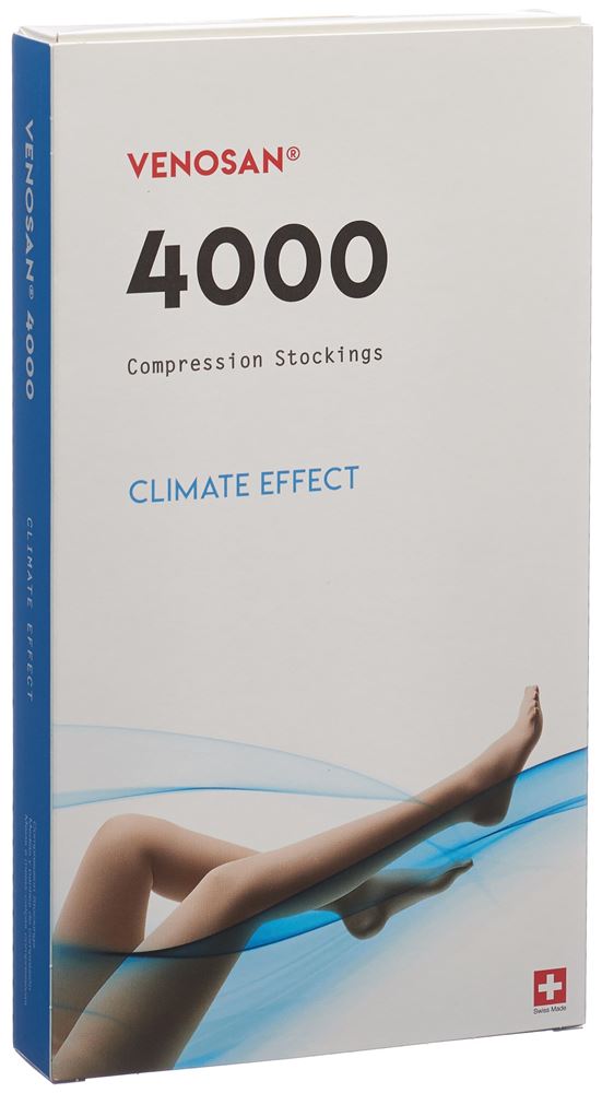 VENOSAN 4001 A-GHS KKL1 XL Bas Noir 1 Paire | Compression