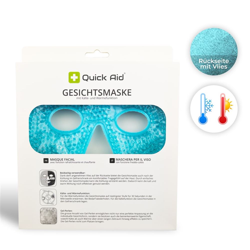 QUICK AID Masque Visage | Chaud/Froid