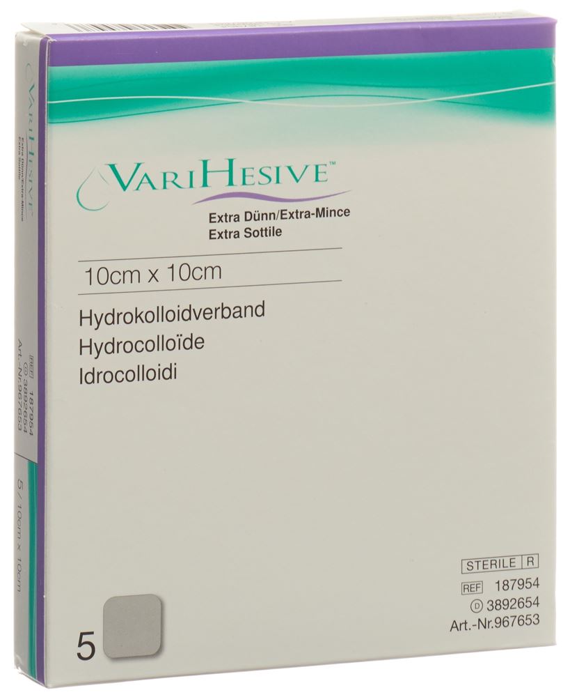 VARIHESIVE Pansement extra mince 10x10cm | 5 pièces