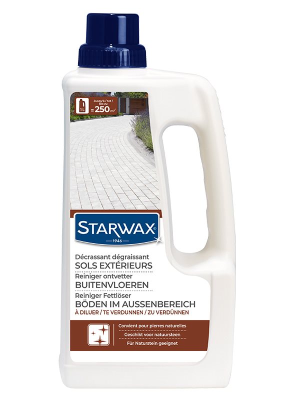 STARWAX Nettoyant Dégraissant Extérieur 1L | Sols extérieurs
