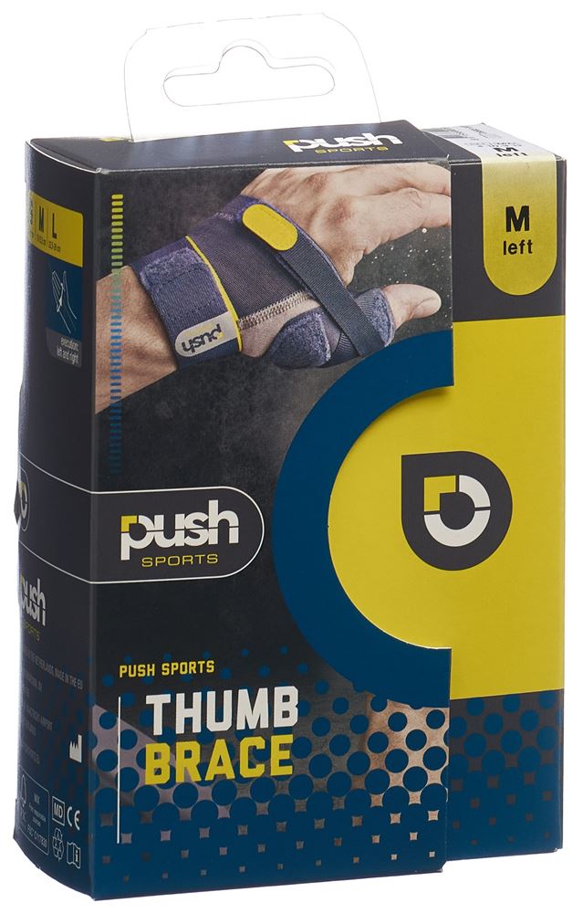 PUSH SPORTS Daumenbandage M Gauche | Support