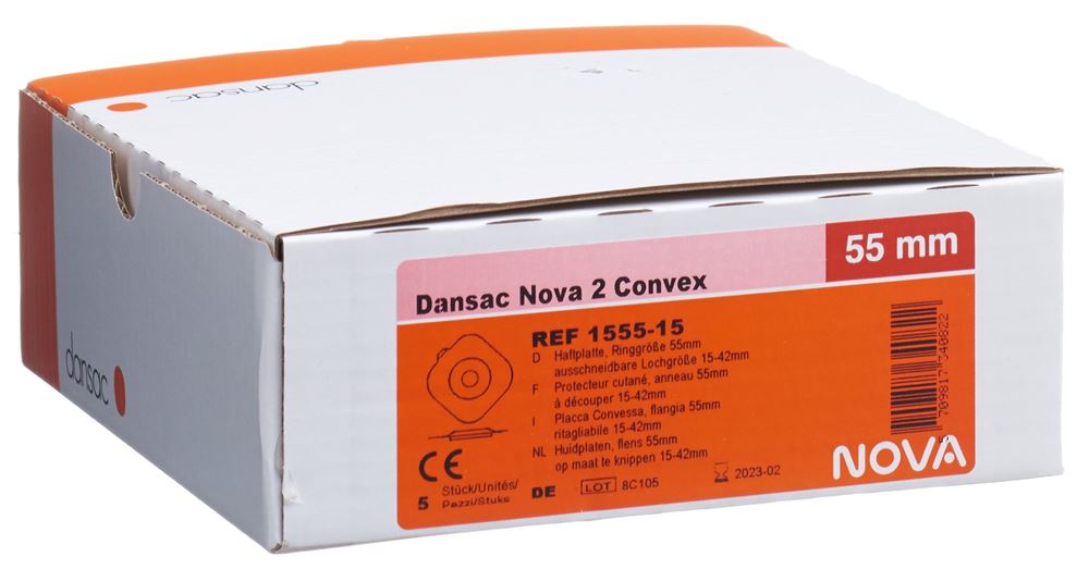 DANSAC NOVA 2 Stand Basisplatte 55mm 15-42mm 5 pièces | Dispositif