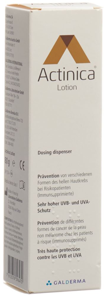 ACTINICA Lot Lait Solaire 80ml | Protection UV