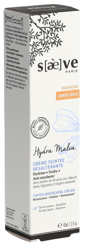 SAEVE Hydra Malva Crème Hydratante 40ml | Dorée