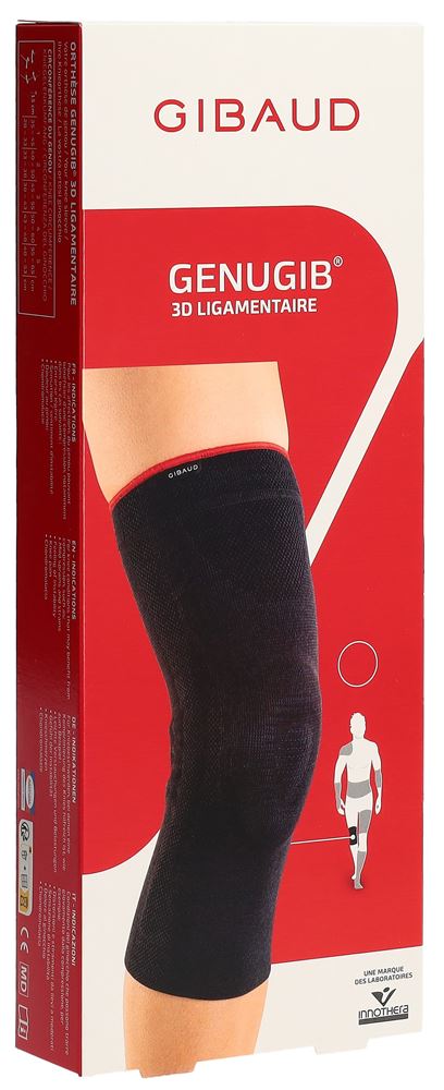 GIBAUD Genugib 3D Genouillère Gr5 48-53cm | Stabilité
