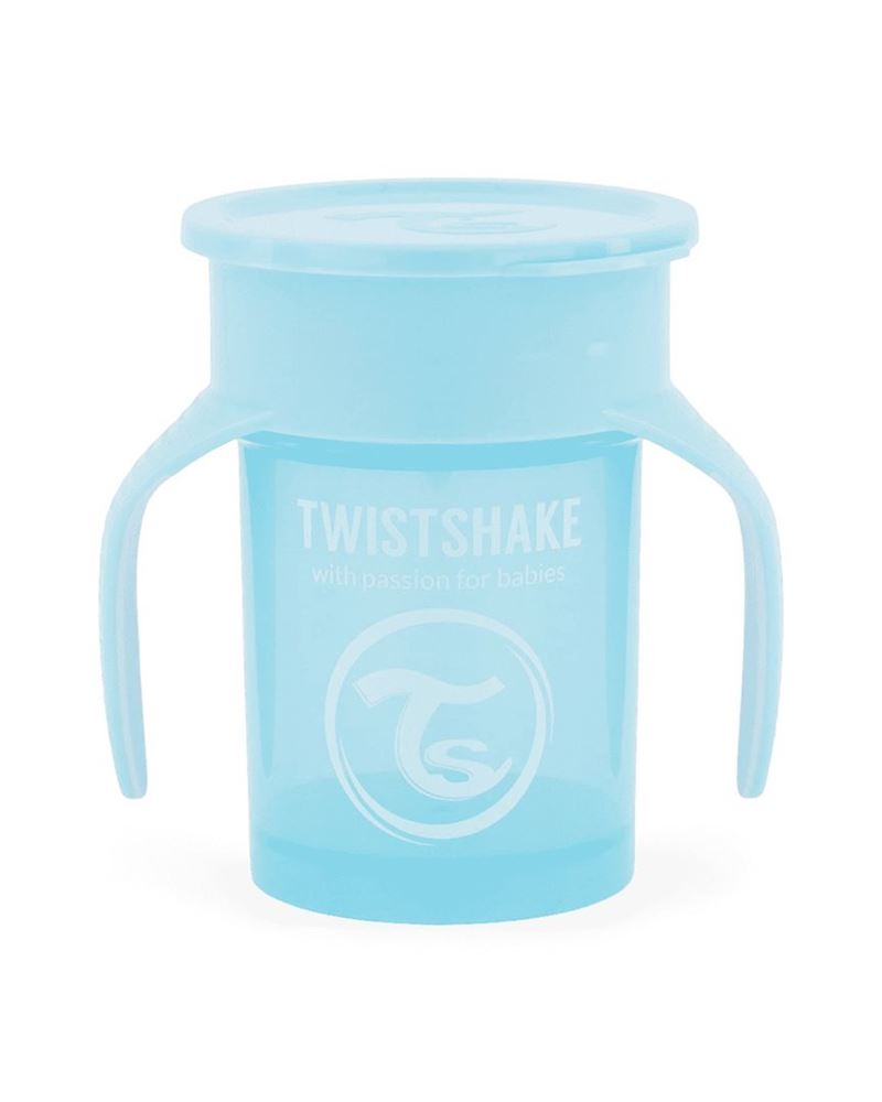 TWISTSHAKE Trinkbecher 360 Cup 230ml 6+M Bleu | Sans Fuite