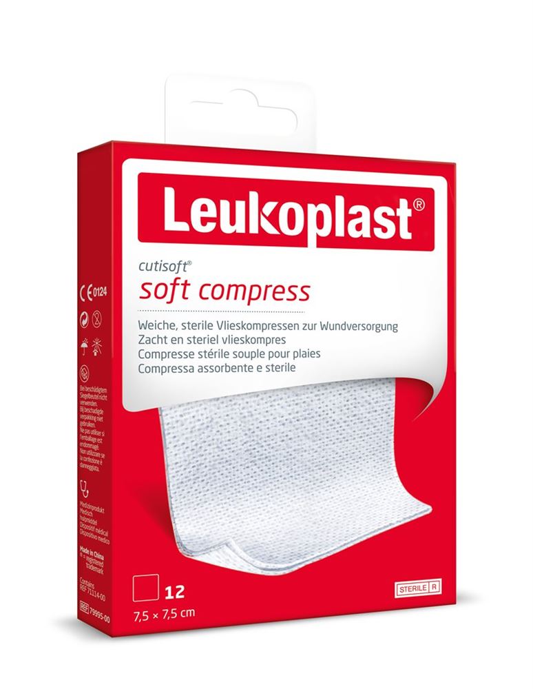 LEUKOPLAST Cutisoft Pansement 7.5x7.5cm | 12 pièces
