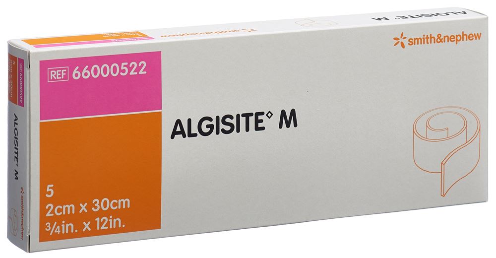 ALGISITE M Tamponnade Alginate 2x30cm | 5 pièces