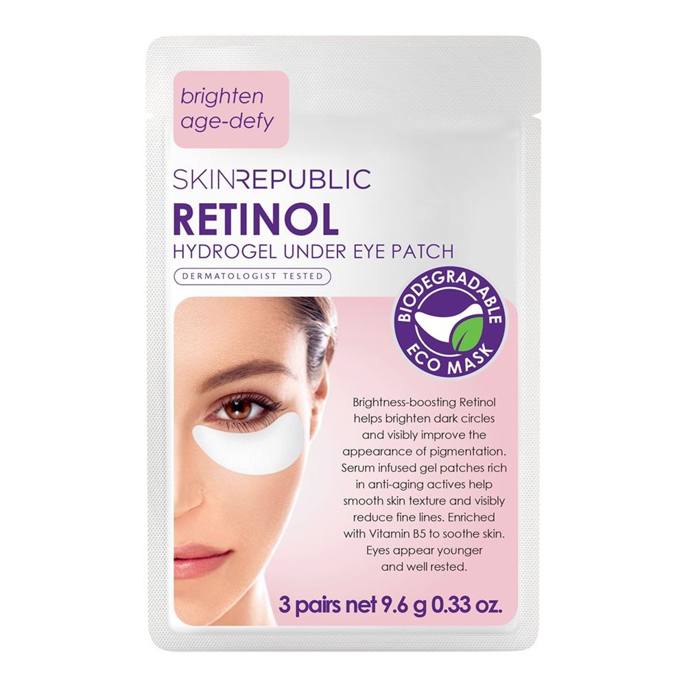SKIN REPUBLIC Retinol Eye Patch | Hydrogel 3 paires