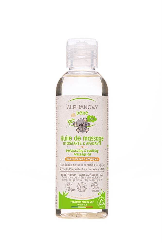 ALPHANOVA BB Massage Oil Bio 100ml | Détente & Bien-être