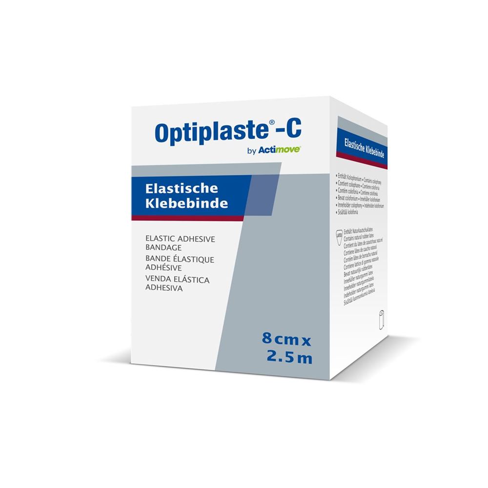 OPTIPLASTE-C Bande Compression 2.5mx8cm | Soutien Articulaire