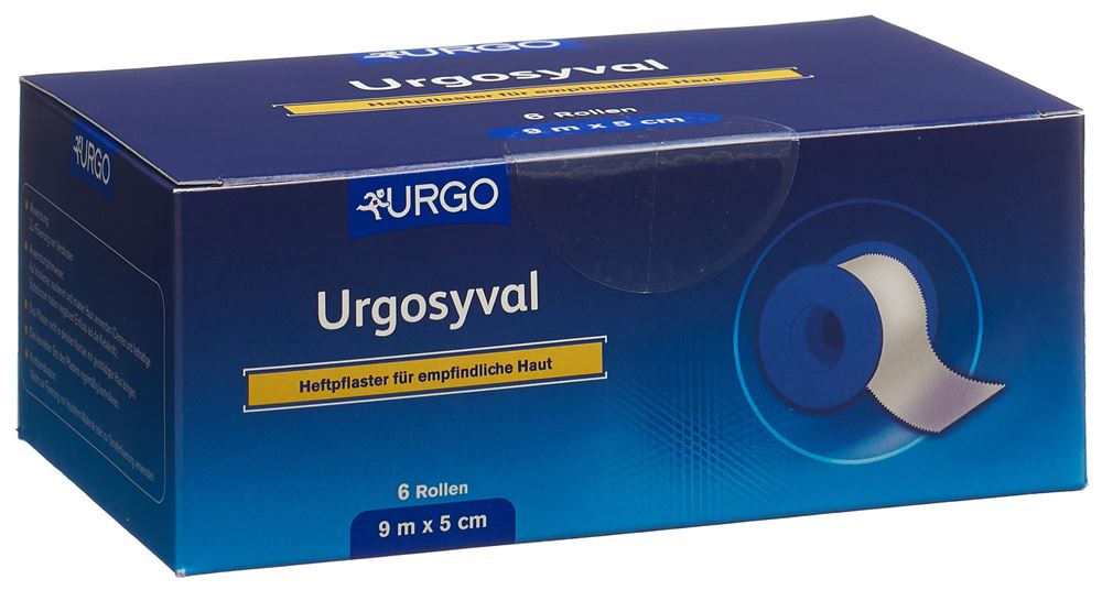 URGOSYVAL Pansement Roulé 9mx5cm | 6 pièces