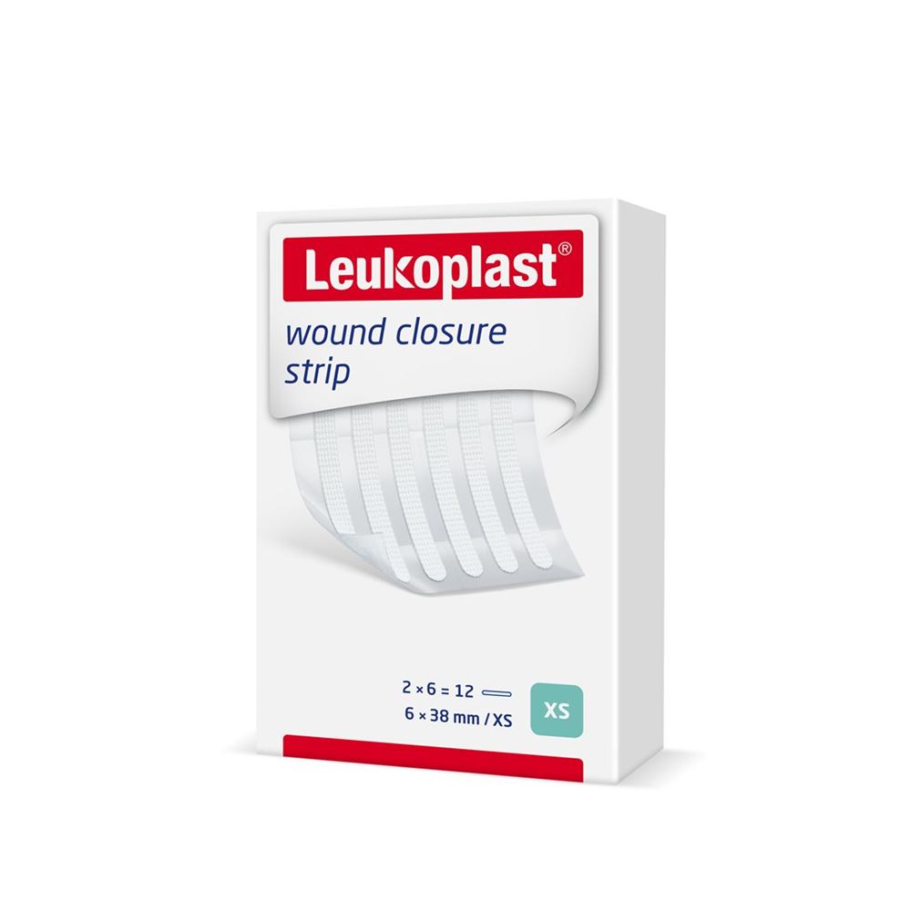 LEUKOPLAST Wound Clos Strip 6x38mm Bleu | 12 pièces