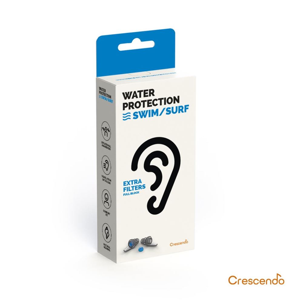 CRESCENDO Protection Auditive Swim&Surf | Étanche