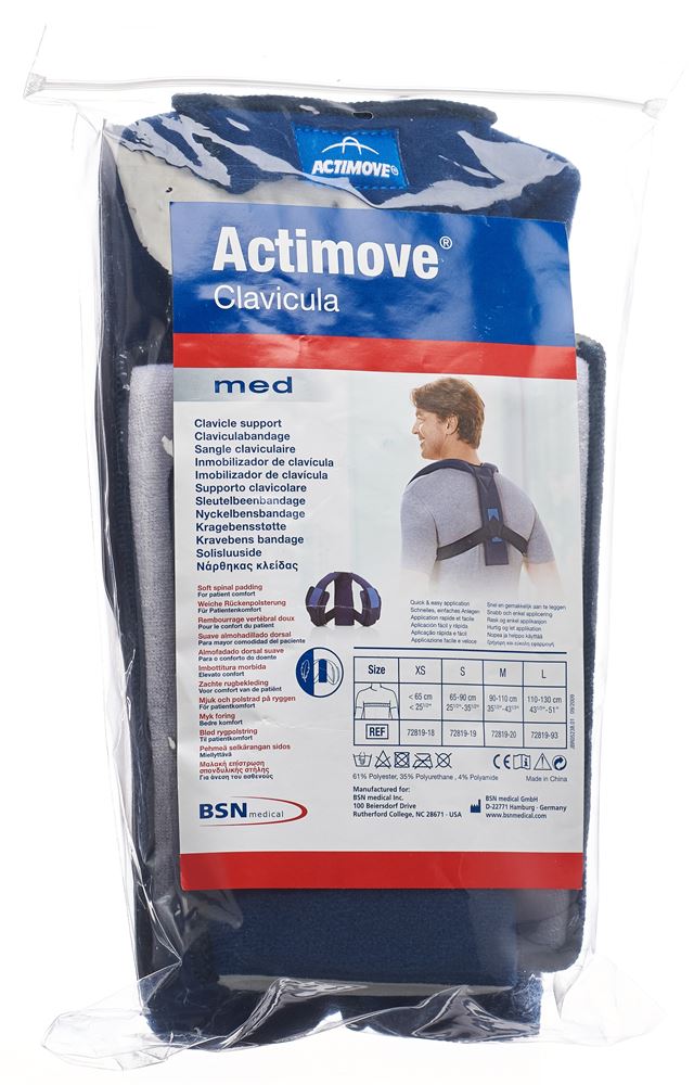 ACTIMOVE Clavicula Support Clavicule | Taille S