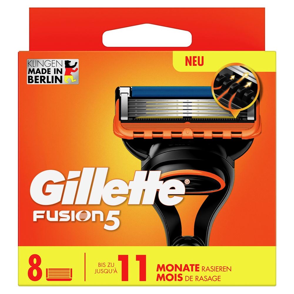 GILLETTE Fusion5 Lames Rasoir 8 pièces | Précision