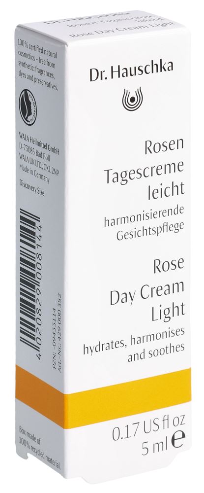 DR. HAUSCHKA Crème Jour Rose Légère 5ml | Fraîcheur