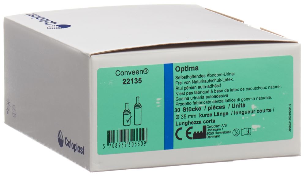 CONVEEN Optima Kondom Urin 35mm/5cm Haft 30 pièces | Liberté de Mouvement