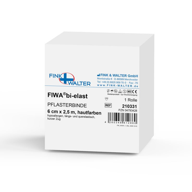 FIWA Bandes Adhésives Bi-élastiques 6cmx2.5m | Maintien