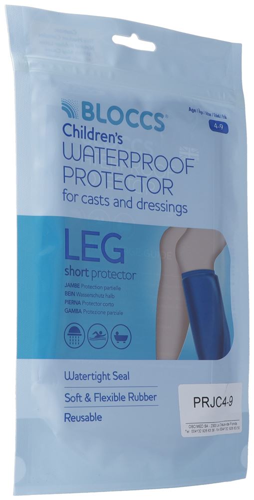 BLOCCS Protection Jambe Douche | 21-34+/41cm