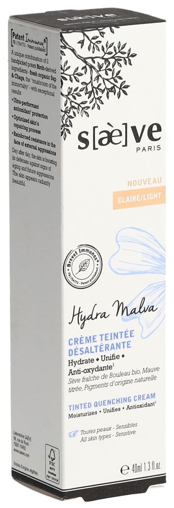 SAEVE Hydra Malva Crème Hydratante 40ml | Claire