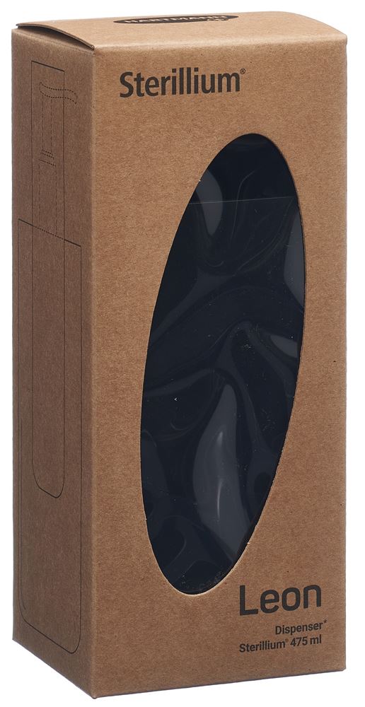 STERILLIUM Dispenser LEON black 475ml | Hygiène