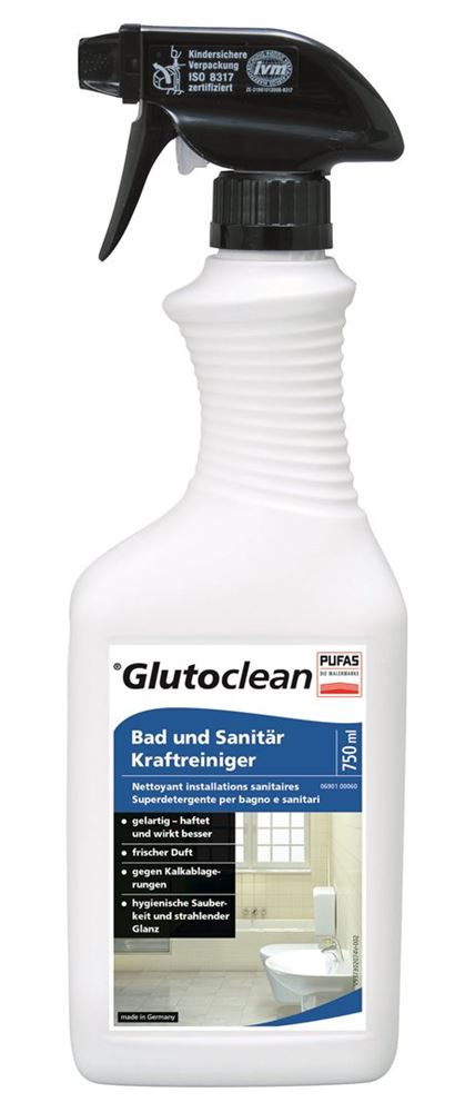 GLUTOCLEAN Nettoyant Salle de Bain 750ml | Force
