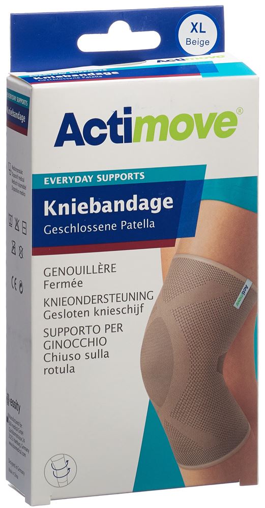 ACTIMOVE Everyday Support Genouillère XL | Fermée
