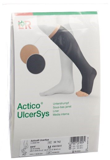 ACTICO UlcerSys Chaussettes XXL Longues 3 pièces | Compression