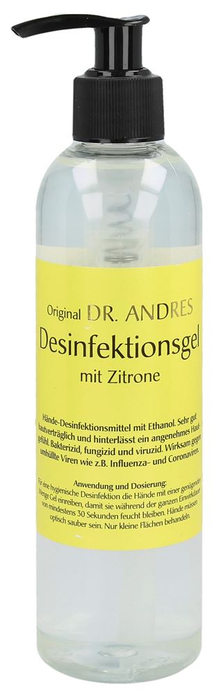 ANDRES Gel Désinfectant Citron 250ml | Hygiène