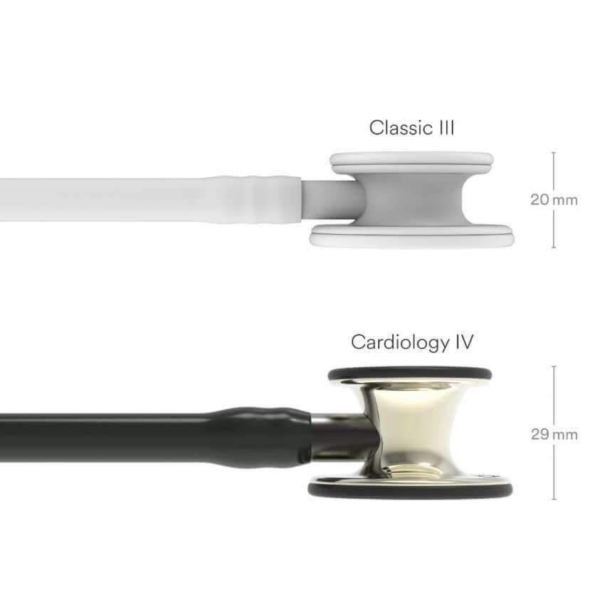 Stéthoscope Littmann Cardiologie IV - Édition Noir Champagne Élégante