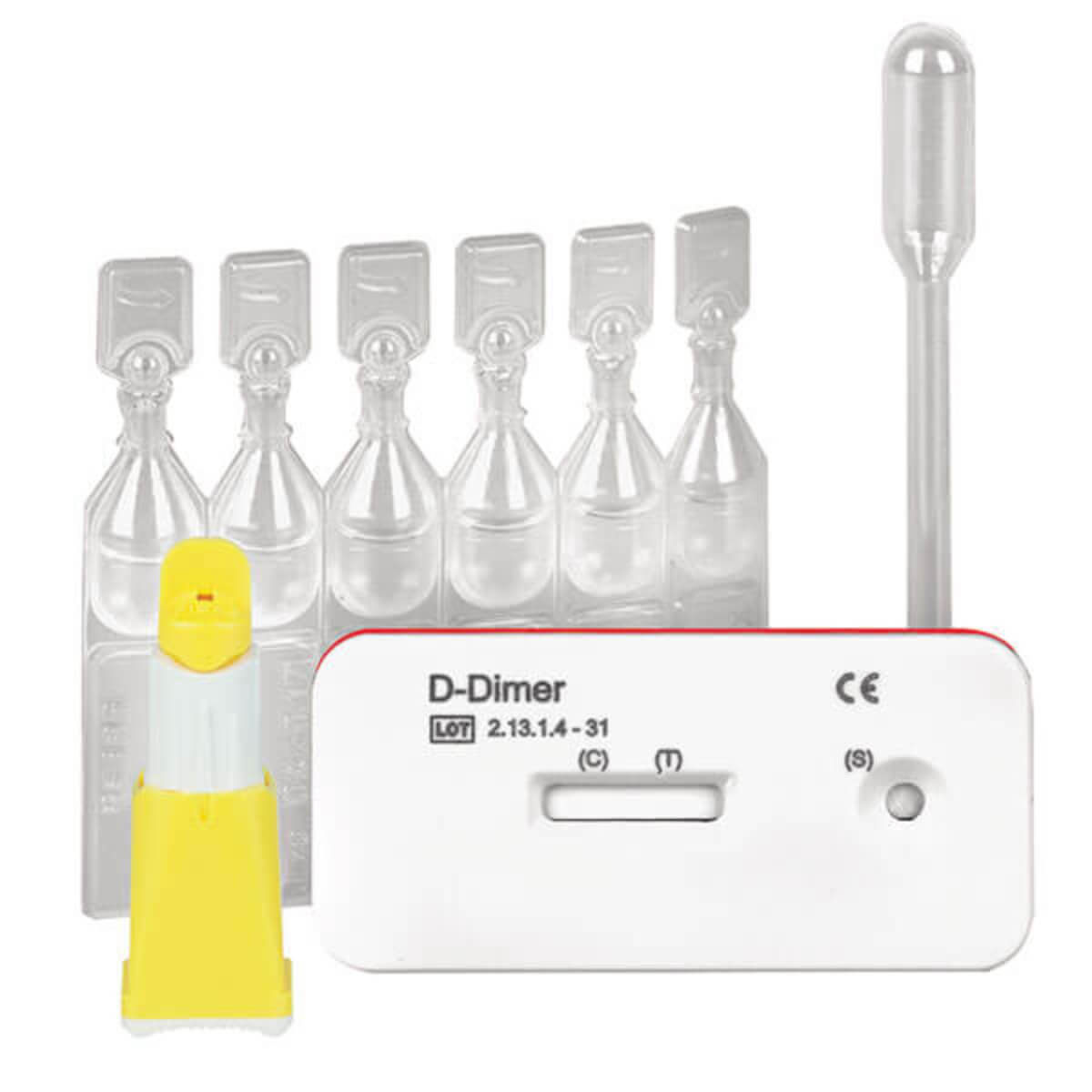 Test sanguin Cleartest D-Dimer de servoprax pour détection rapide