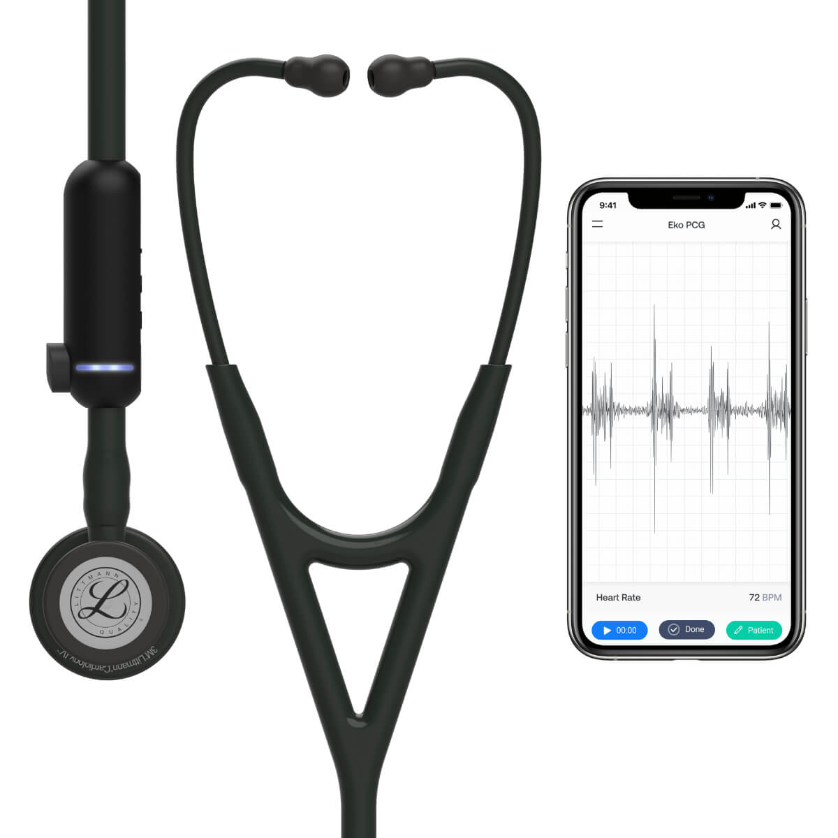 Stéthoscope numérique CORE de Littmann - Amplification et Confort