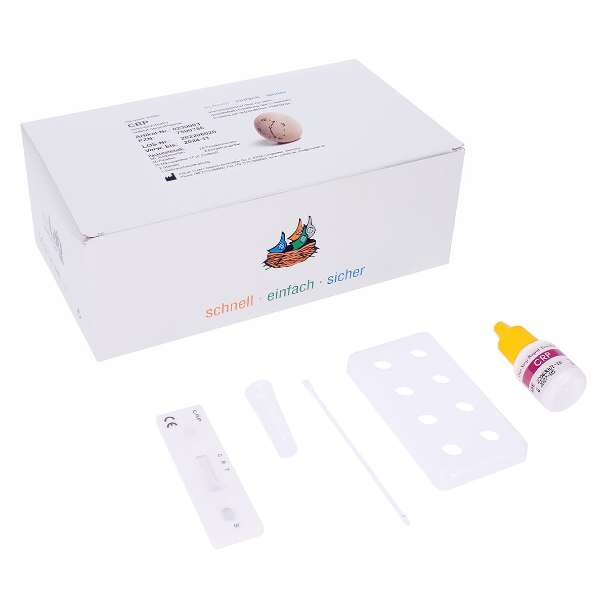 Test rapide CRP möLab pour la détection de l&