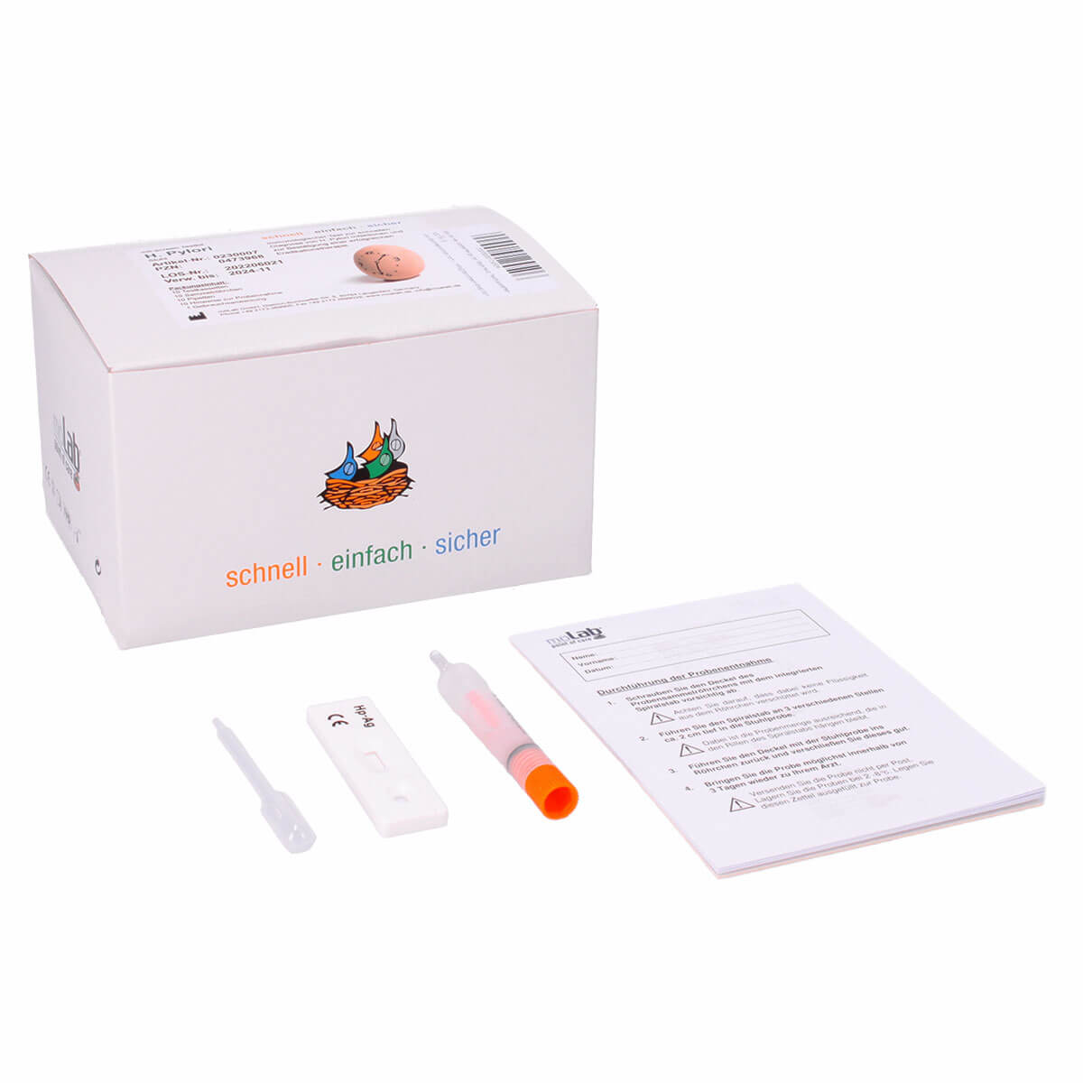 Test de selles mö-screen Helicobacter pylori pour diagnostic rapide