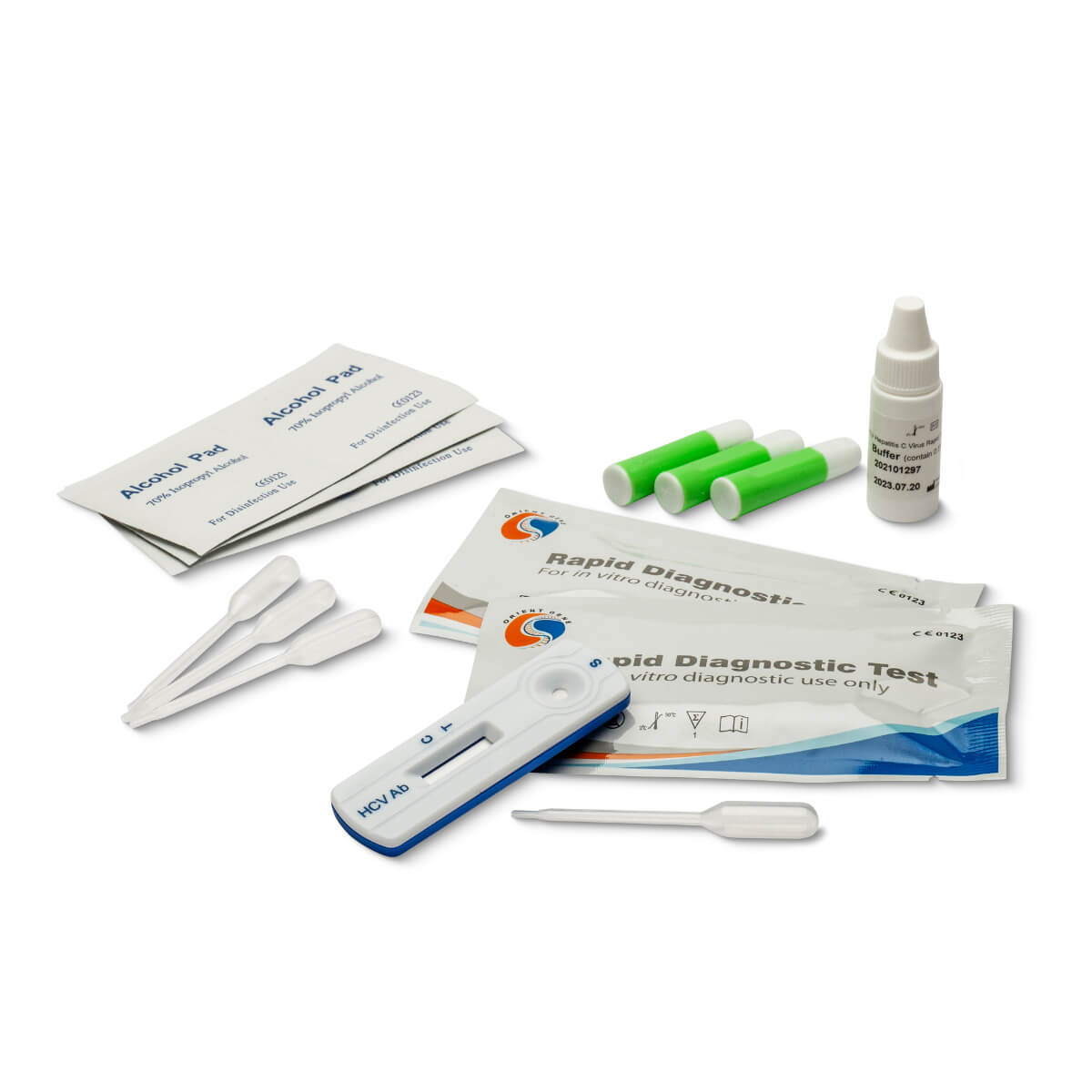 Test rapide de dépistage VHC Orient Gene pour sérum et plasma