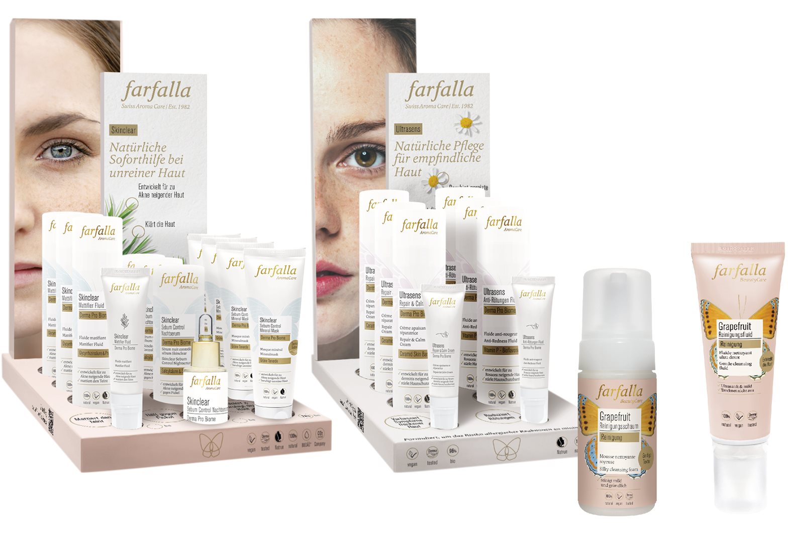 FARFALLA Kombi-Angebot Skinclear & Ultrasens | Coffret