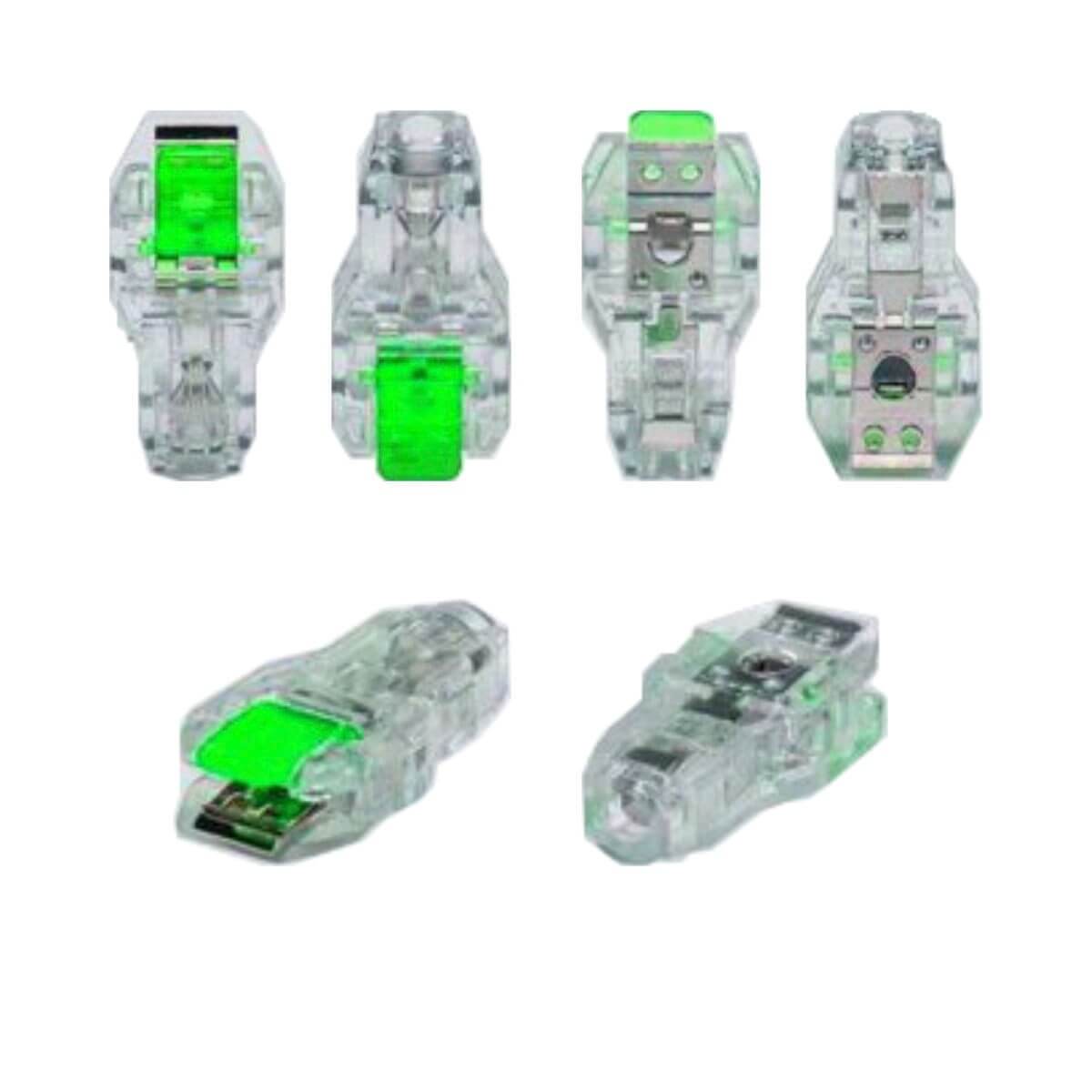Clips ECG Sure-Lock à usage fiable pour électrodes médicales