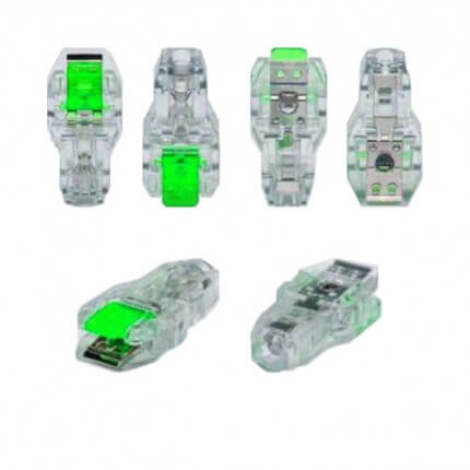 Clips ECG Sure-Lock à usage fiable pour électrodes médicales