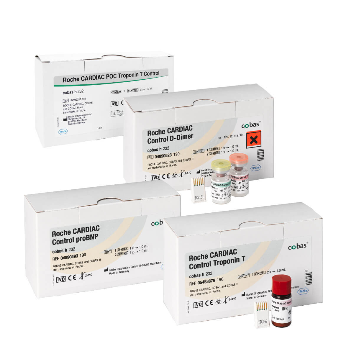 Solutions de contrôle CARDIAC Control pour cobas h 232 - Assurez des Mesures Fiables
