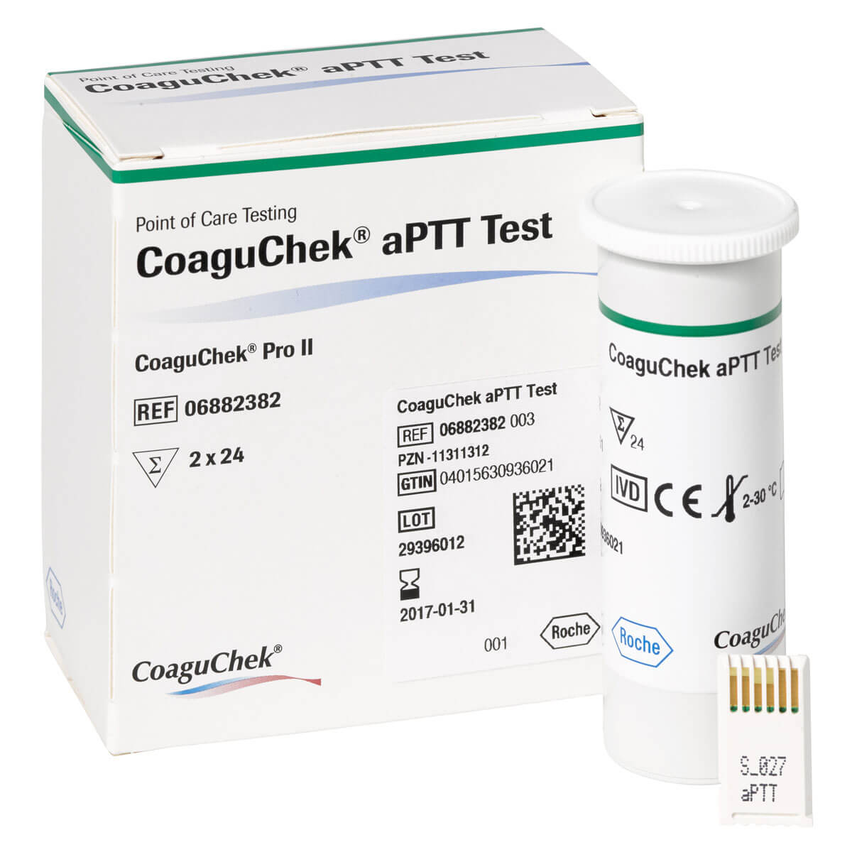 Roche CoaguChek aPTT Test - Tests Sanguins Pratiques et Rapides