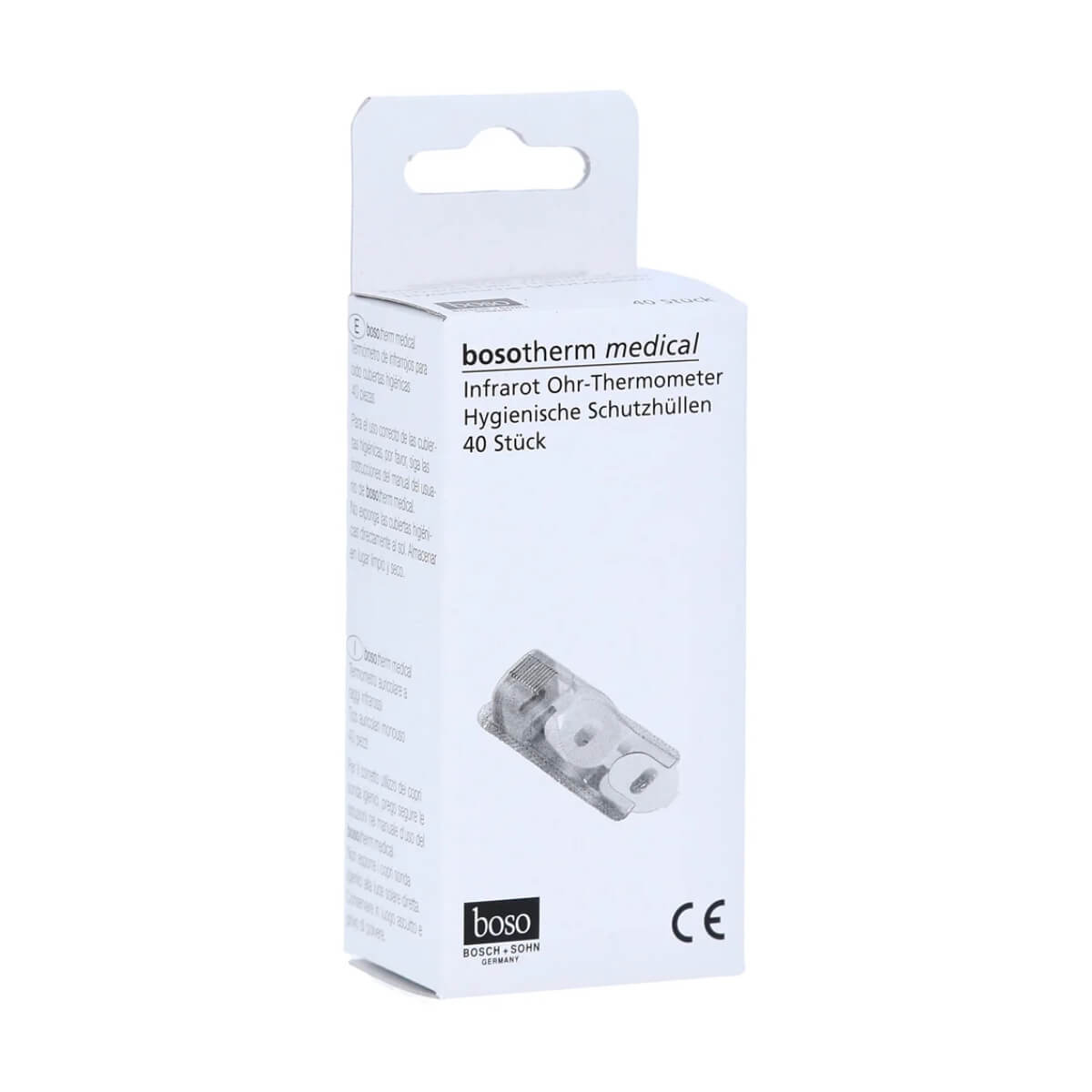 Housses de protection hygiéniques pour thermomètres auriculaires boso