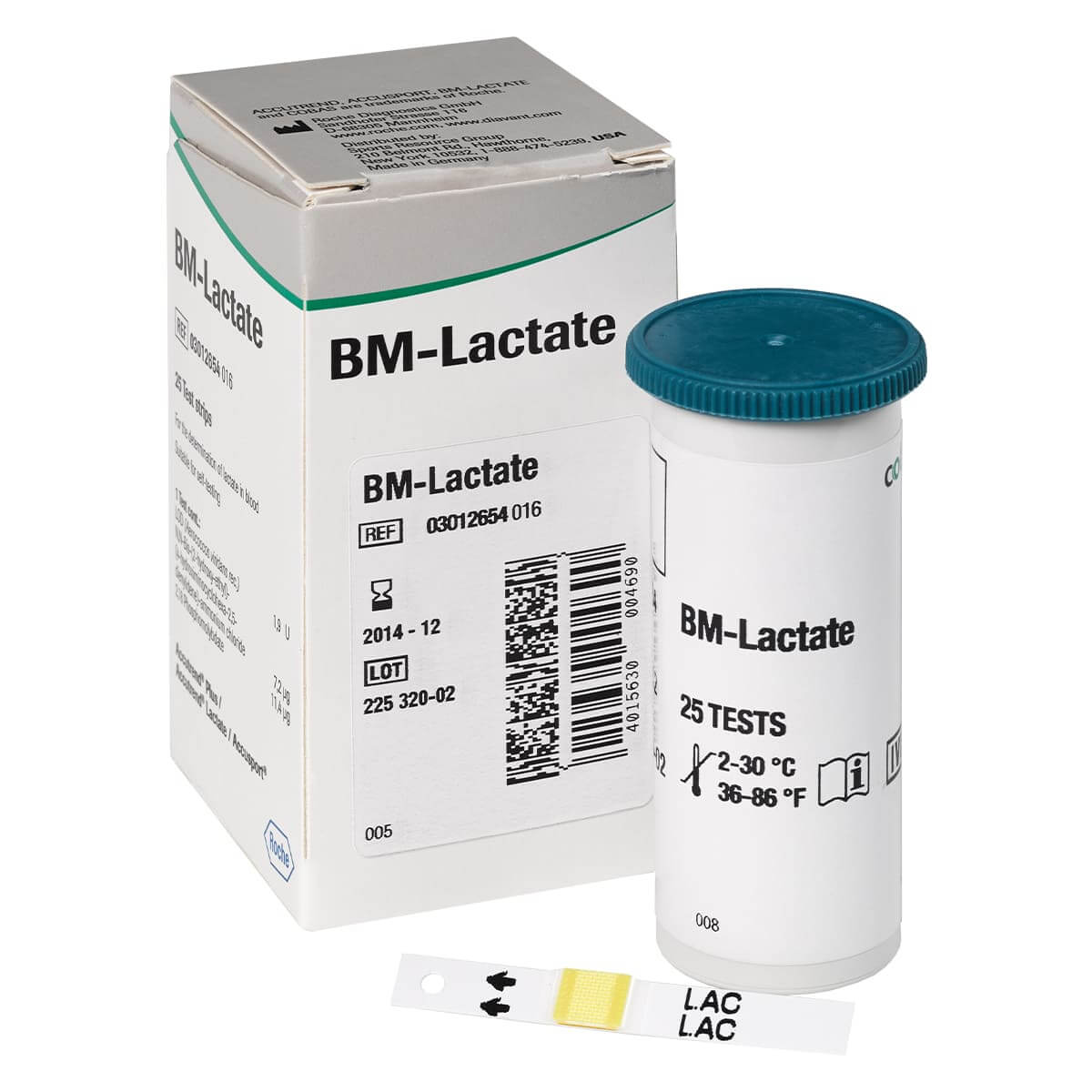 Bandelettes de test Accutrend BM-Lactate de Roche - Mesure rapide du lactate