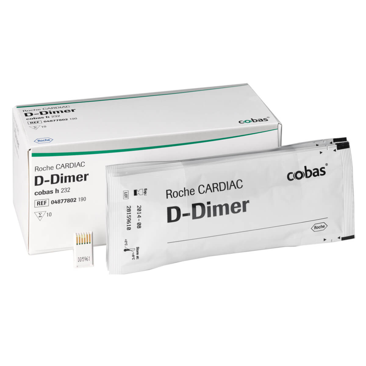 Bandelettes de test CARDIAC D-Dimer pour détecter l&