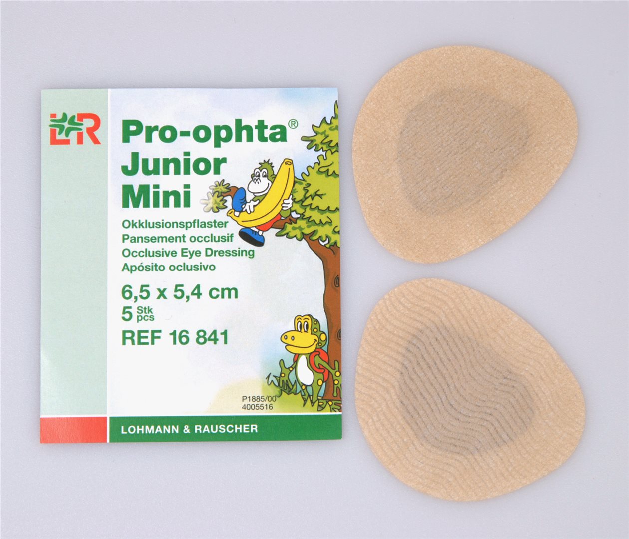 PRO-OPHTA Patch Oculaire Enfant Mini 6.5x5.4cm | 5 pièces