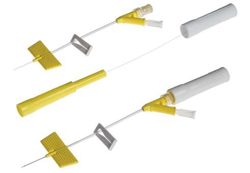 BD Saf-T-Intima Aiguille IV Jaune 24G 0.7 x 19mm | Boîte 25