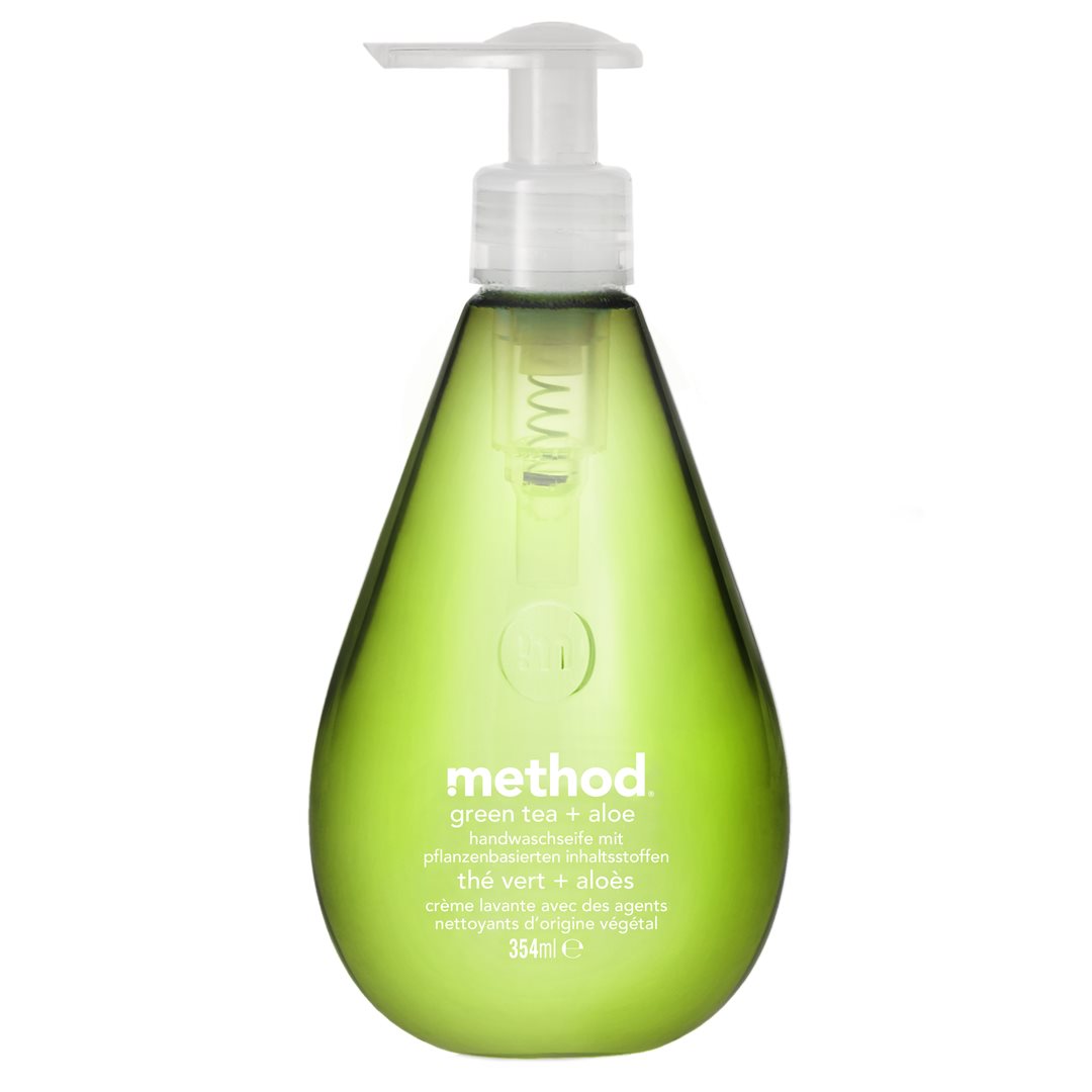 METHOD Savon Liquide Mains Thé Vert Bio Nettoyant Doux | 354 ml