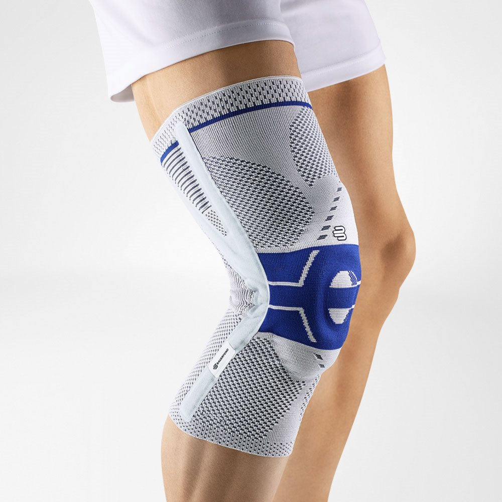BAUERFEIND GenuTrain P3 Aktivband Gr1 Sil Gauche | Soutien Genou