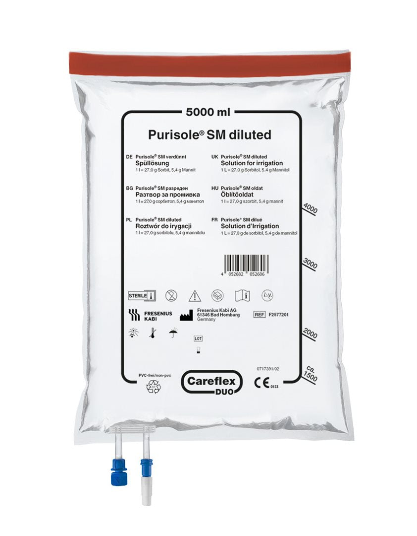 FRESENIUS Purisole SM Sol. Rinçage 2x5L | Stérilité