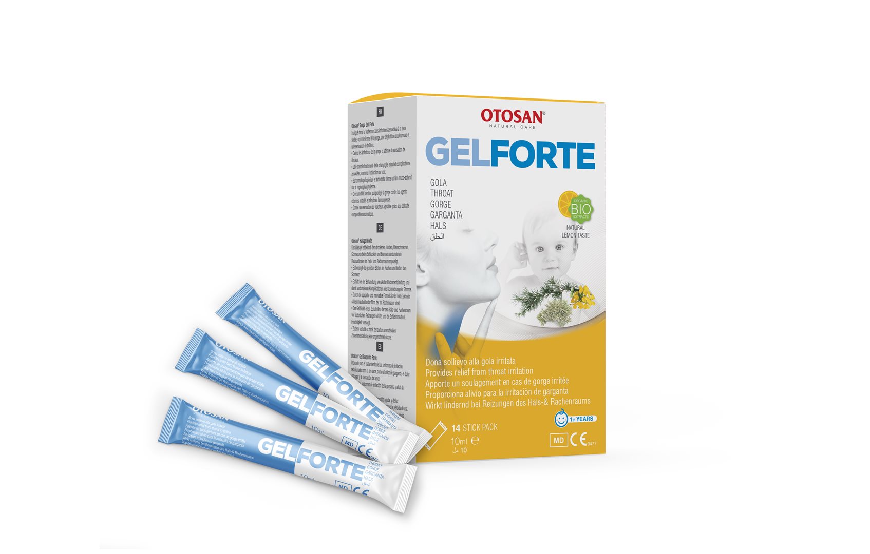 OTOSAN Gelforte Halsgel Forte 10ml | Apaisement gorge